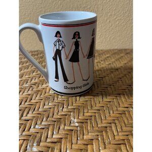 Shopping Girl” T Company The Girls Coffee 12oz Mug Santa Barbara California